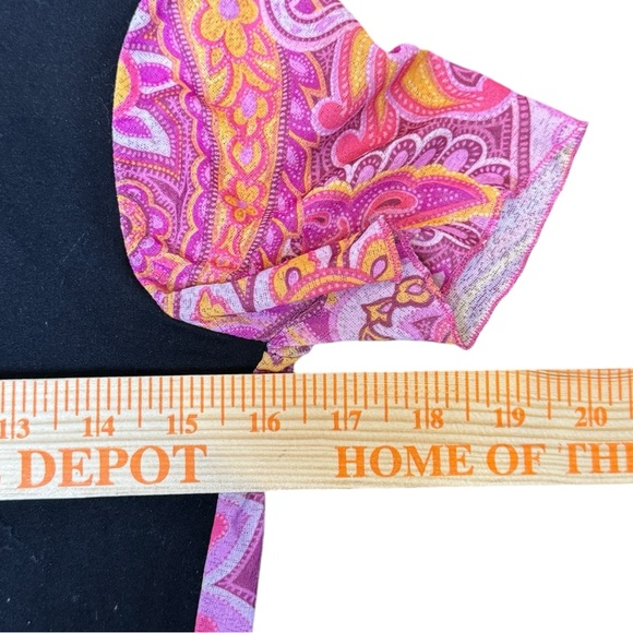 Misia Paris Euro Black + Pink Baby Graphic Girl Baby Tee Size Medium - Picture 4 of 6